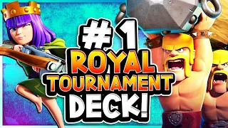 BEST DECK for the ROYAL TOURNAMENT! - CLASH ROYALE