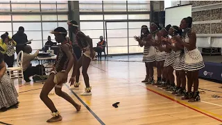 Traditional dance in Thusong Centre khayelitsha