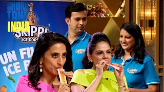 Skippi Ice Pops खाकर Sharks ने Close की Amazing Deal | Shark Tank India S1 | Couple Entrepreneurs