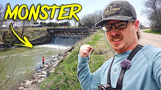 Hooked Up To An UNSTOPPABLE SPILLWAY MONSTER!!! (These Live HERE?!)