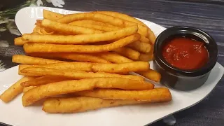 Crispy Potato Sticks Recipe | Potato French Fries | Easy Potato Snack Recipe