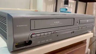 Magnavox MWD2205 DVD-VCR Combo Player 4-HEAD HI-FI VHS Recorder