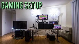 GAMING ROOM SETUP!! Videomaking / Gaming Setup Tour 2016