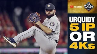 Astros' José Urquidy comes up HUGE (5 IP, 0 R, 2 H) to help Astros to World Series Game 4 win