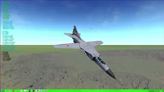 Mach 2 - Flogger flat spin - (2 Маха - Штопор МиГ-23 Крыло 16)
