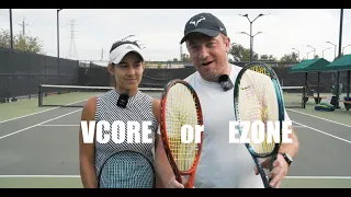 YONEX RACKET BATTLE: Vcore 98 vs Ezone 98