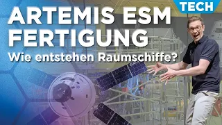 NASA Artemis: Visit of Bremen ESM manufacturing at Airbus | ESA contribution for lunar missions