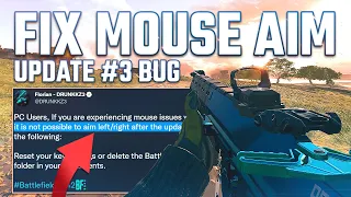 How To Fix Horizontal Mouse Aim Bug in Battlefield 2042 - Update #3 Mouse Aim Fix Guide!