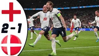 England vs Denmark 2-1 - Extended Highlights & All Goals 2021 HD