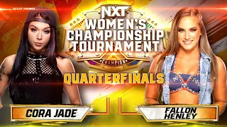 NXT Women's Tournament - Cora Jade vs Fallon Henley (Quarterfinals - Full Match)