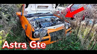UNBELIEVABLE 😲  neglected ASTRA GTE rep rally car & mk2 FORD ESCORT!!