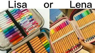 Lisa ou Lena material escolar  / Lisa or Lena School supplies