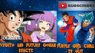 CHILL OUT PURPLE GIRL! | Vegito and Future Gohan Reacts To "Driving Ball Z (DBZ Parody)"