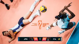 Italy vs Japan - Best Volleyball Actions | World Championship 2022