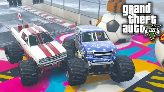 NAJLEPSZY *MONSTER TRUCK* WYŚCIG - [Shepard, Hogaty, Sylo & Enormy] - GTA 5: Online