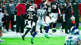 Patrick Peterson’s Hilarious Reaction to DK Metcalf Chasing Down Budda Baker | The Rich Eisen Show