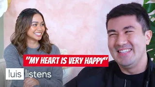 LUIS LISTENS TO BELLA RACELIS (My heart is very happy.) | Luis Manzano