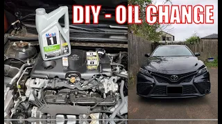 2018-2022 Toyota Camry - Oil Change - DIY - Step by Step - 2.5L - Mobil 1 Oil & Filter