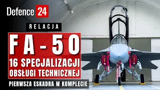 Eskadra FA-50 to też 67 techników i 16 specjalizacji