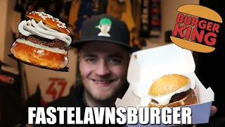 TESTER FASTELAVNSBURGER FRA BURGER KING!