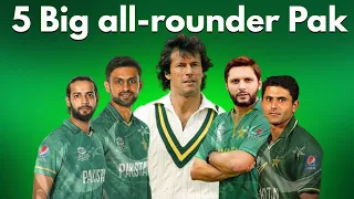 Top 5 Dangerous Pakistani all rounders| Cricket info