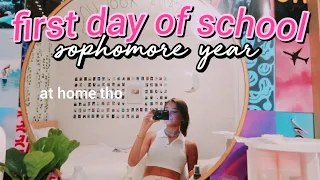 GRWM: first day of high school + vlog (sophomore year)