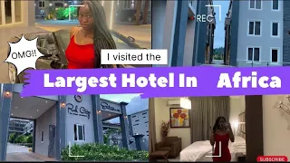 I visited the LARGEST hotel in AFRICA… Rock City Hotel 😍