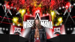 WWE Wrestlemania 38  EDGE entrance