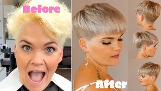 My new Haircut | no undercut anymore | at the hairdresser