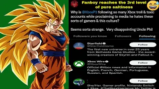 Sony fanboy is Super Saiyan level 3 layers of salty that Phil Spencer follows Xbox fans on twitter