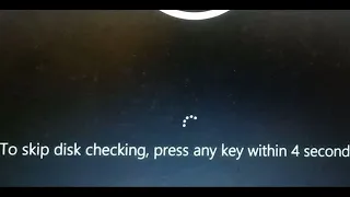 Windows 11: Fix Error To Skip Disk Checking Press Any Key Within 7 Seconds