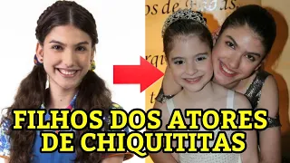 CONHEÇA os FILHOS dos ATORES da NOVELA CHIQUITITAS!