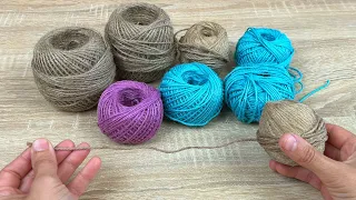 Make Hundreds It with Jute Ropes, Sell and Make Money! Super DIY Idea.
