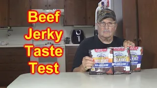 Bridgford Beef Jerky Taste Test Sweet Baby Ray’s-Honey Barbecue-Teriyaki Flavors