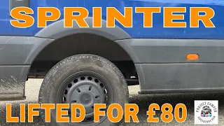 Mercedes Sprinter  Adventure Van DIY Rear lift kit for only £80 .Project camper Adventure Van Build