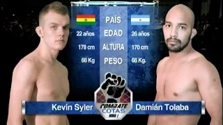 Kevin Syler vs Damian Tolaba (Combate Cotas MMA 1)