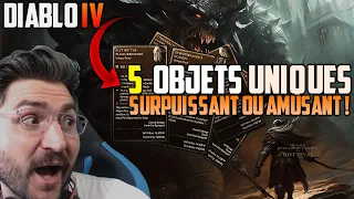 Diablo 4 : Ma sélection d'objets uniques amusants et puissants !