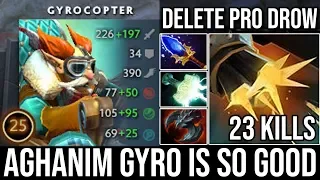 After that video you'll always buy Aghanim on Gyrocopter Epic 23Kills Vs Pro Drowranger Dota 2