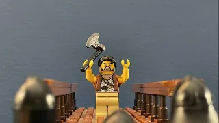 1066 Battle of Stamford Bridge Viking Berserker's One-Man Stand Lego Stop motion