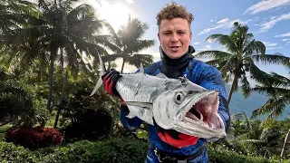 Spearfishing FIJI Tropical Islands (Spanish Mackerel)