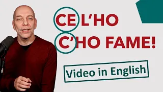 CE L'HO - The use of CI with the verb AVERE in Italian