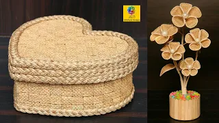 Home decorating ideas handmade | Jute craft ideas | Jute Art and Craft | DIY Decoration Design