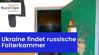 Ukraine findet schreckliche Überbleibsel in russischer Folterkammer