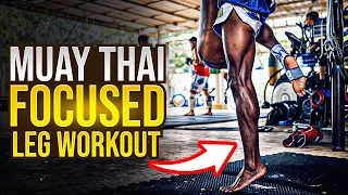 Muay Thai Fighter's Leg Workout: Gain Strength Speed & Agility! (Snippet)