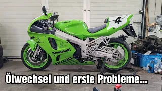 Neues Moped, Ölwechsel und erste Probleme Kawasaki ZX7R