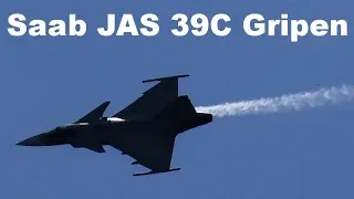 Saab JAS 39C Gripen Czech Air Force, pilot Ivo Kardos, Pardubice Airshow 2019