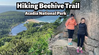 Hiking Beehive Trail- Acadia National Park- Best Day Hike in Acadia