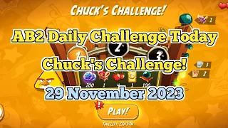 Angry Birds 2 AB2 Daily Challenge Today Chuck's Challenge! 3-3-4 Rooms