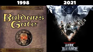 Evolution of Baldur's Gate 1998-2021