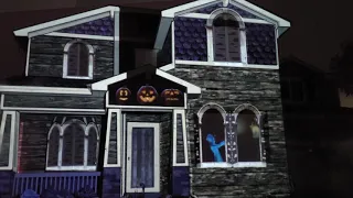 2021 Halloween House Projection Show Ghostbusters